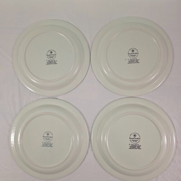 Royal Doulton Inspiration Lambethware 8.5” Salad Luncheon Plates – Set of 4 - Picture 12 of 15